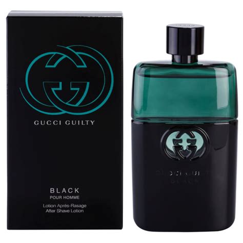 gucci guilty black pour homme aftershave 3.4|gucci black guilty after shave.